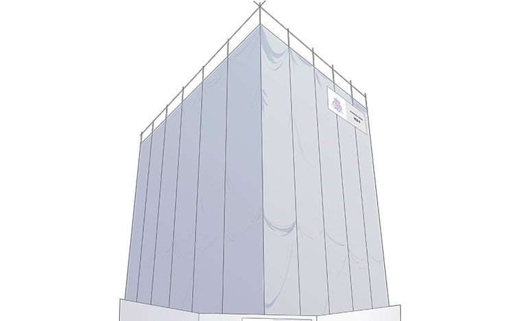 sankaku label ラブホ建設中イメージ 2019 Grand Open!